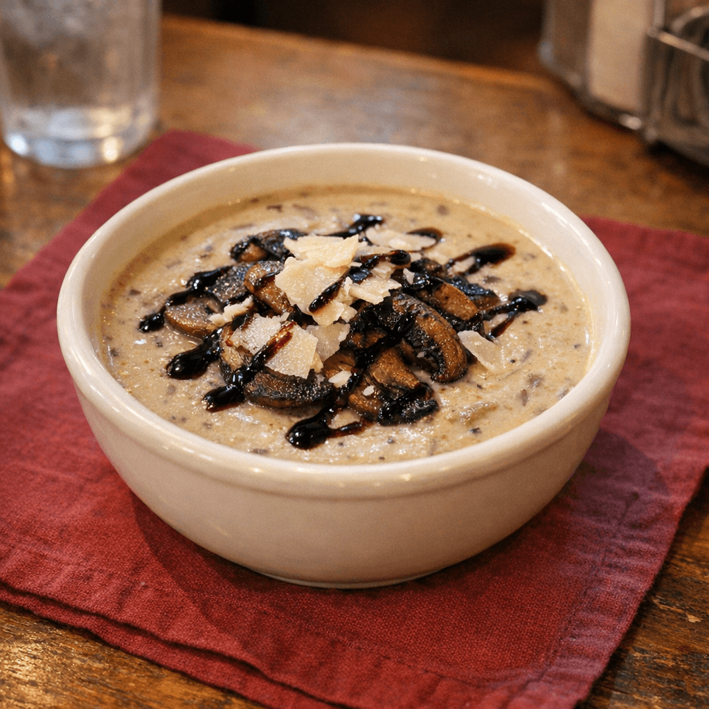 Tuscan Portabella Mushroom Soup